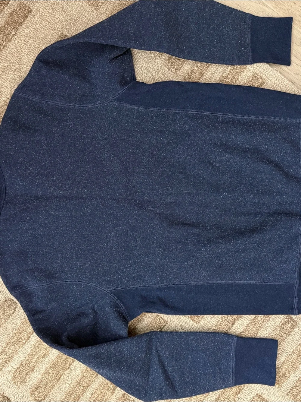 3sixteen Navy Crewneck Sweater in Indigo